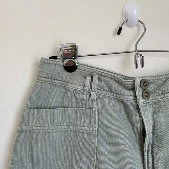 Anthropologie Green Wilder Utility Shorts Size 28 - Picture 6 of 10